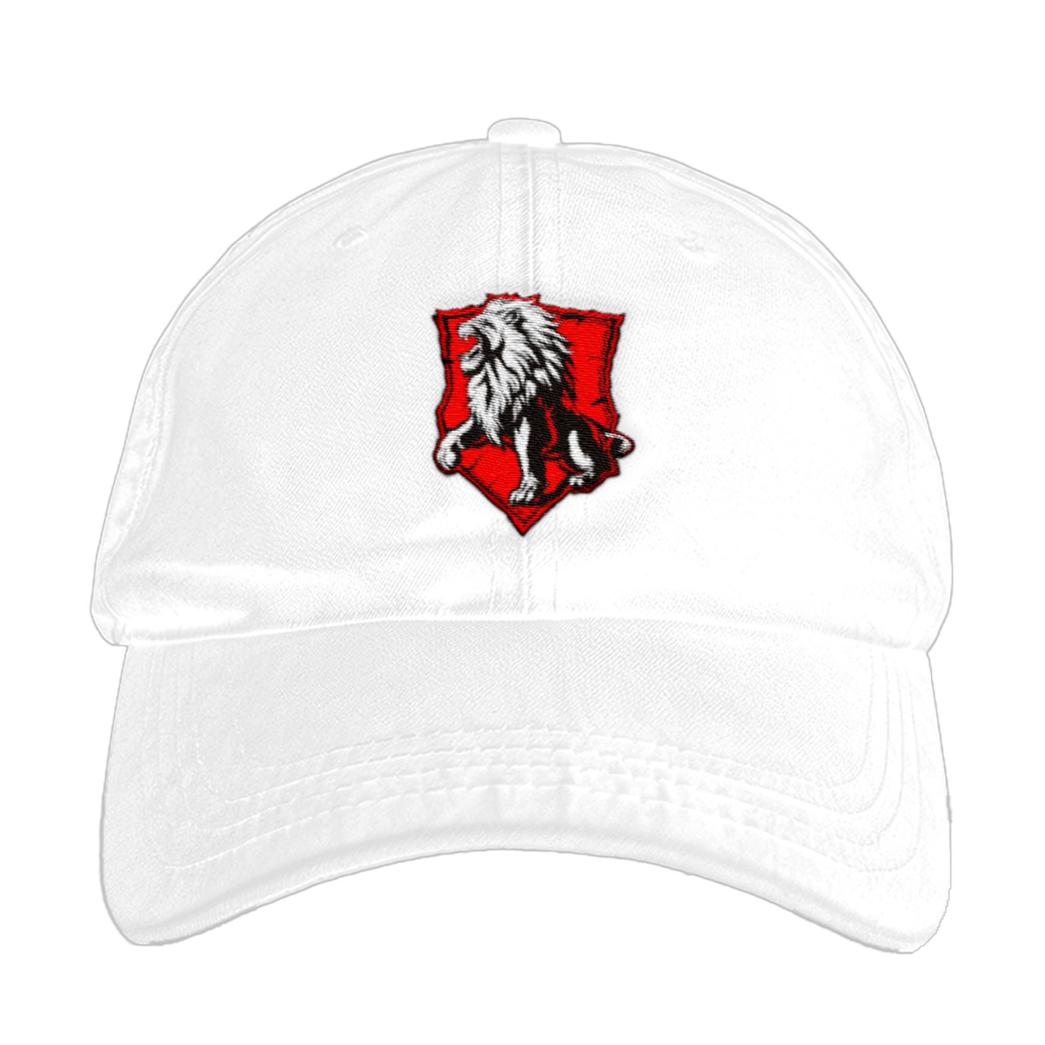 Embroidered Dad Cap: Lion Crest