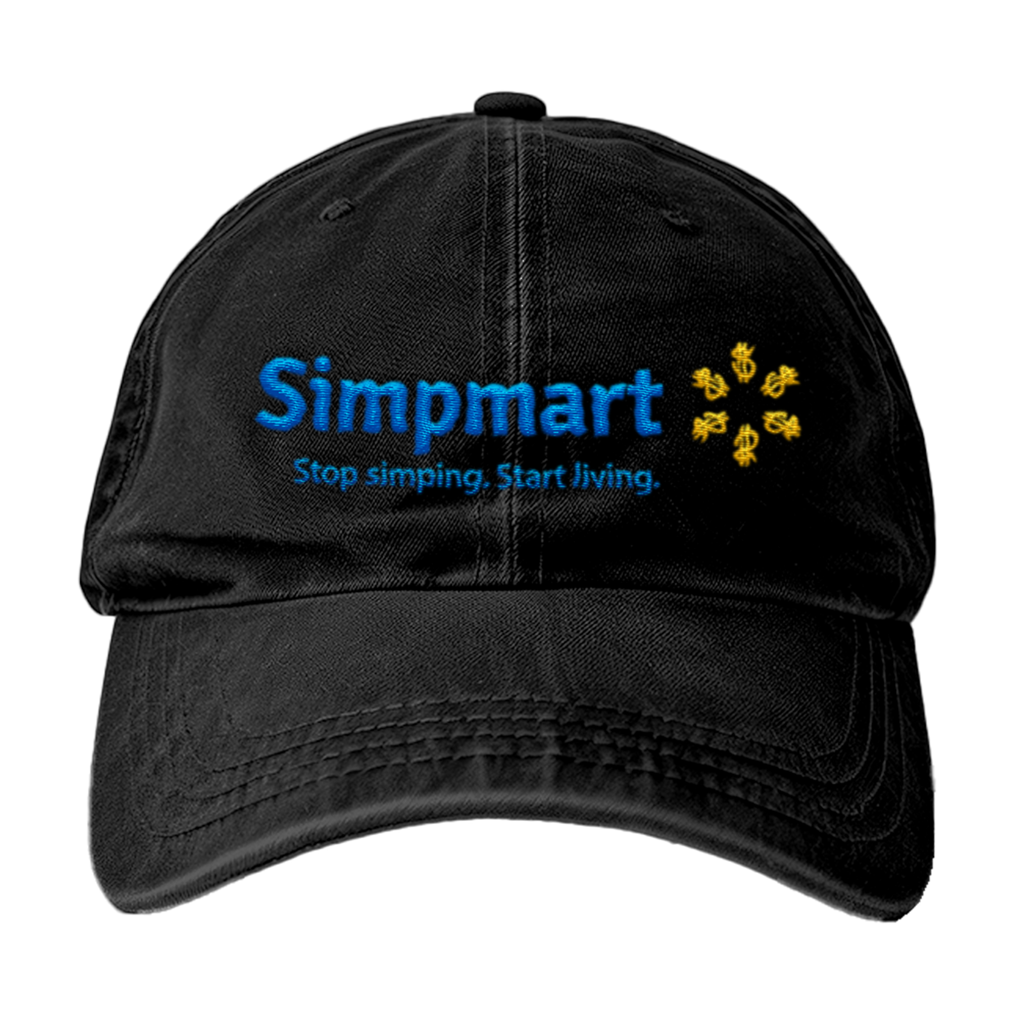 Embroidered Dad Cap: Simpmart Logo