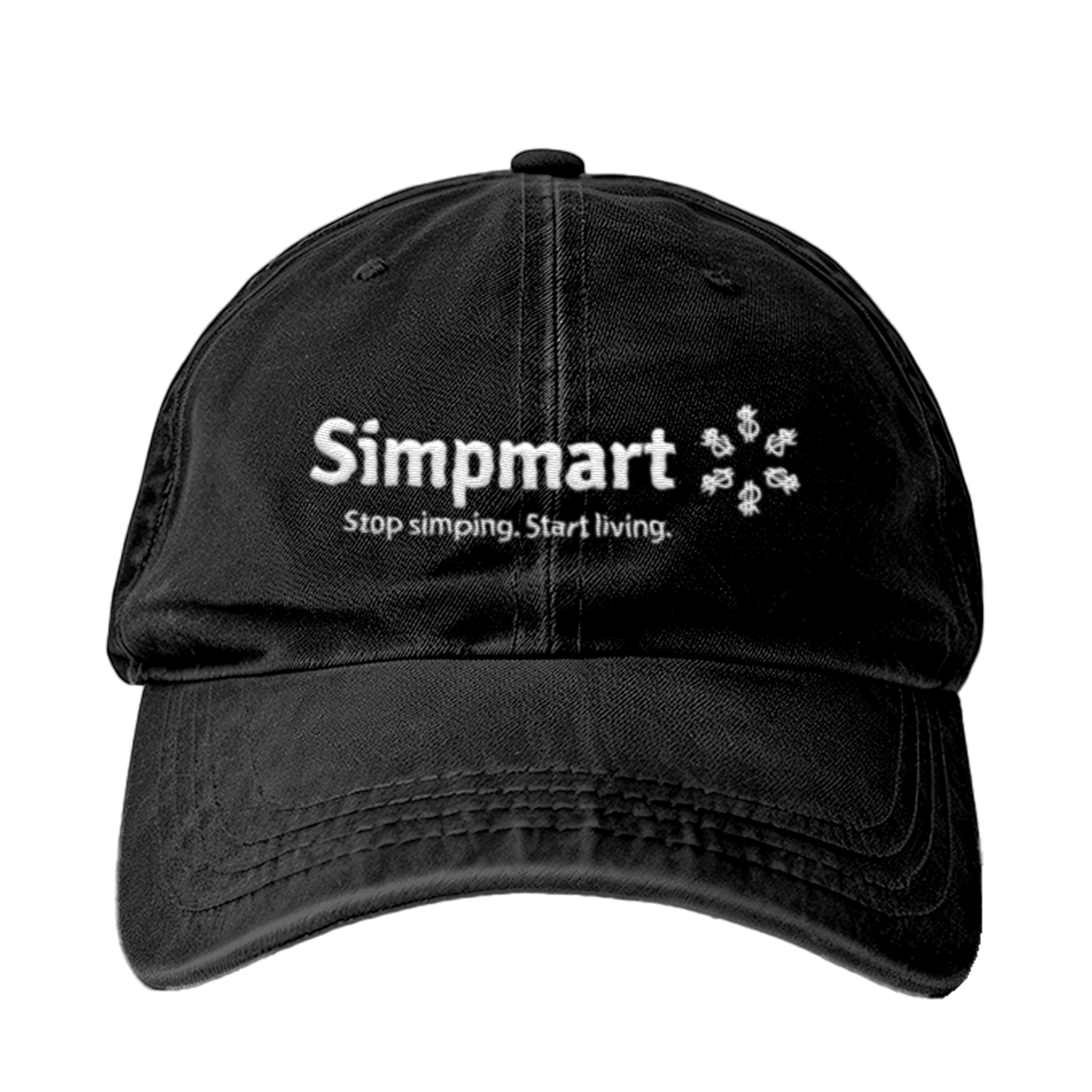 Embroidered Dad Cap: Simpmart Logo